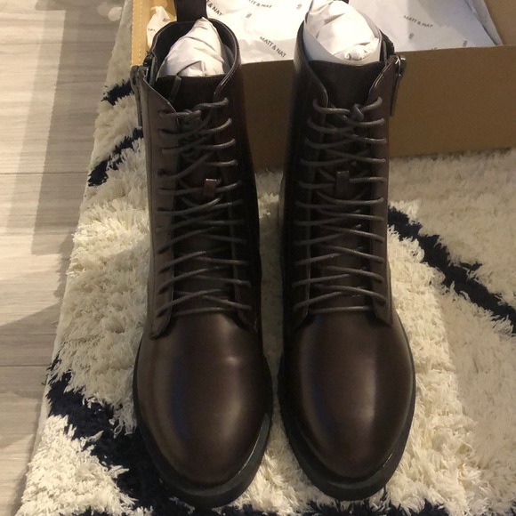🆕 NIB Matt & Nat Morton Vegan Combat boots - Picture 3 of 7